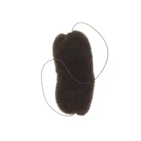Fama Fabre Relleno Peinados Grande Con Goma Negro